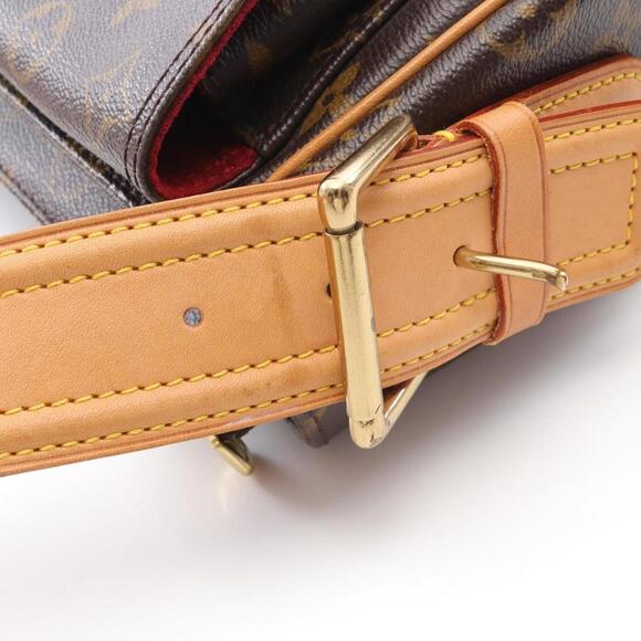 LOUIS VUITTON Brown Monogram Leather Shoulder Bag - Picture 8 of 11